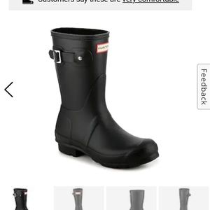 Hunter rain boots
